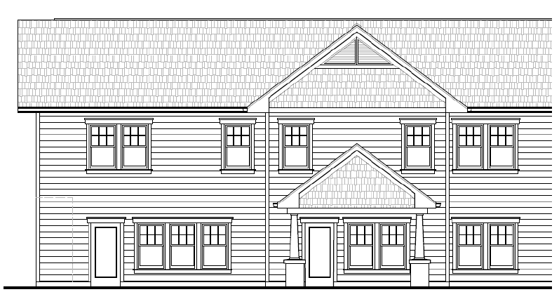 Blue print for transitional housing project