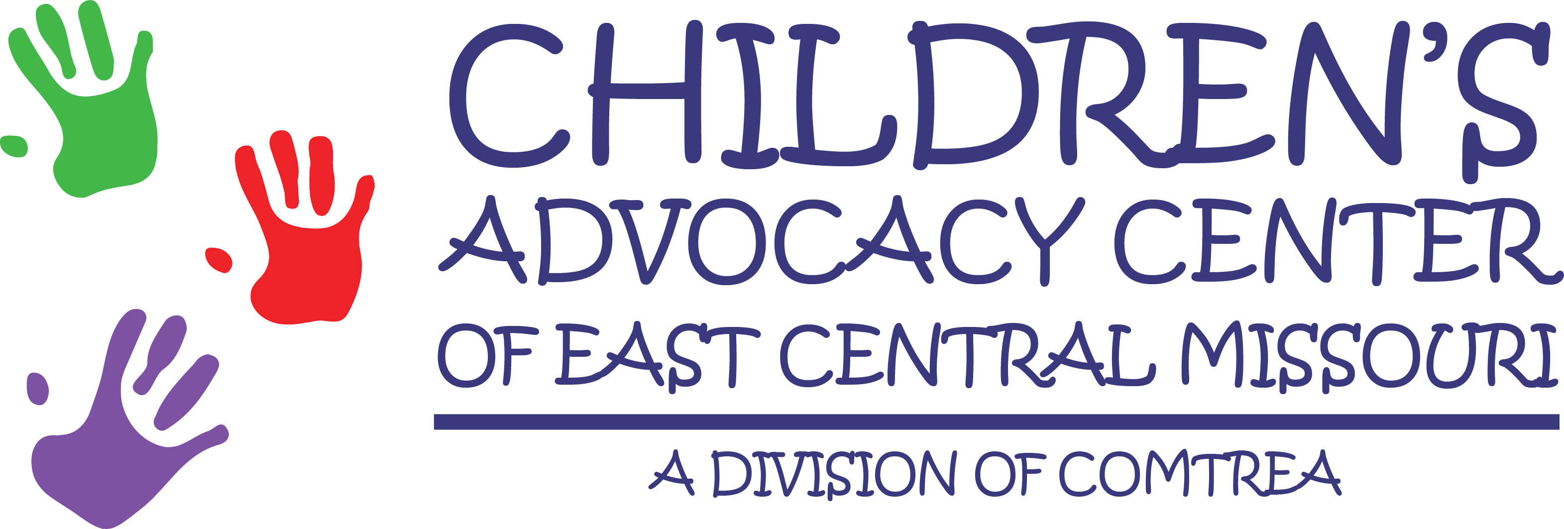 Logo for Children's Advocacy Center of East Central Missouri. A division of COMTREA.